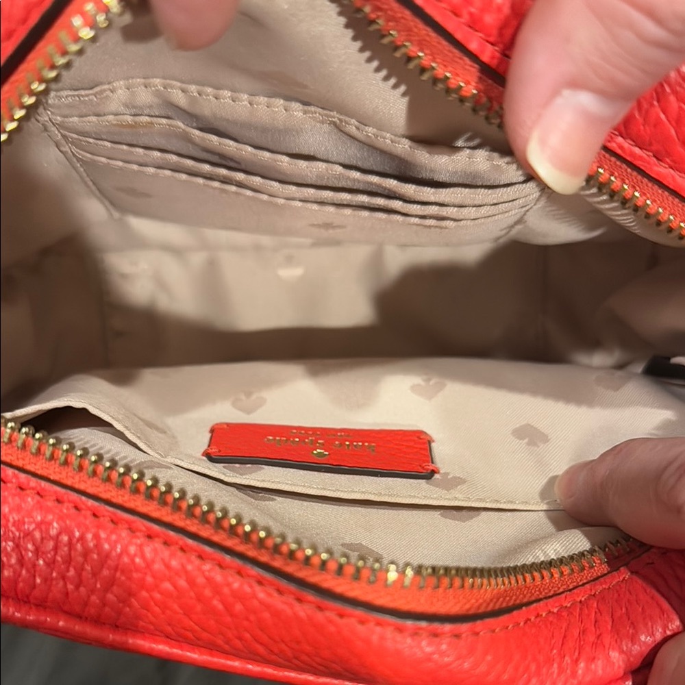 Kate Spade Vibrant Red Crossbody Bag - Picture 3 of 4